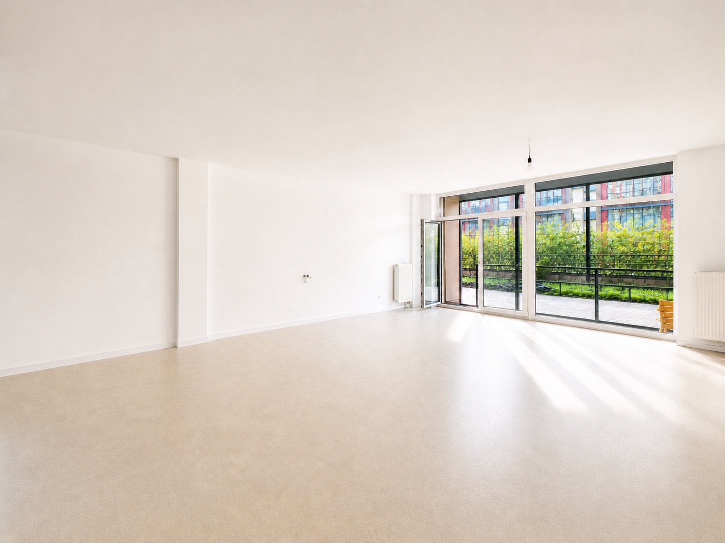 Open apartment space — Pūces birzs apartment, Purvciems, Riga
